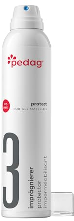 Protector Impermeabilizante para Calzado - Resistente al Agua y Repelente a las Manchas - Para superficies de Cuero, Piel y Textiles - Hecho en Alemania (Spray 250 ml)