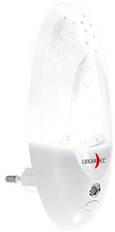 Lunartec Baby Nachtlicht: LED-Nachtlicht mit Regenbogen-Effekt und Dämmerungssensor (Steckdose Farbwechsel, LED-Projektor-Lampe, Steckdosen Kinder)