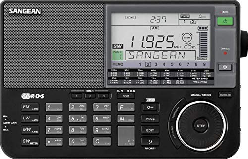 Sangean ATS-909X Weltempfänger - Tragbares digitales Radio UKW - Schwarz