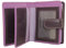 VISCONTI RB40 Damen-Geldbörse und Geldbörse, weiches Leder, mehrfarbig, Fliederfarben