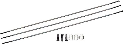 Zipp Speichen, gerade, extern, Set mit 3 Stück, Unisex, 11.1915.080.020, Black Oxide