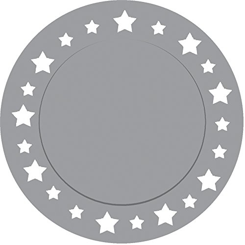 Givi Italia- Sottopiatti in Cartoncino, Colore Argento, 62856
