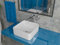 KERABAD Design Keramik Aufsatzwaschbecken Waschschale Waschtisch Keramik-Waschschale modern eckig Weiss 36x36x13cm KB-PL389