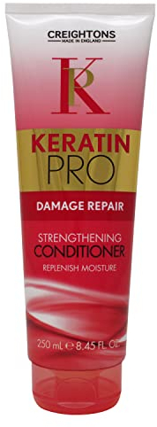 Creightons Pro Keratin Strength & Repair Conditioner (250 ml) – Hilft, den Keratinspiegel zu steigern, für seidig glattes, besser frisierbares Haar. Für trockenes, geschädigtes Haar