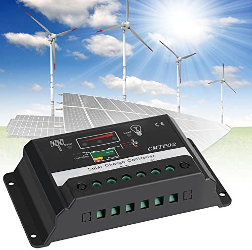 Régulateur de batterie de panneau solaire Contrôleur solaire domestique portatif 30A 12V / 24V