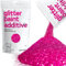 Hemway Glitter Paint Additive - Dark Rose Pink | Fine Metallic Flakes for Adding Sparkle to Paints & Wood Varnish | Add to Emulsion, Acrylic & Latex for Indoor Sparkly Walls | 100 g