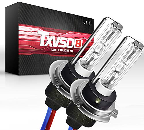 Sipobuy H7 55W HID Bombillas de xenón Lámpara de reemplazo de la linterna, Base de metal, 12000k purpurino azulado, 2pcs/set
