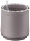 AIRY Sistema de tamaño M (Ø 28 cm) – Sistema patentado con la fuerza de las plantas como purificador de aire natural y humidificador para interiores (gris claro/gris claro)