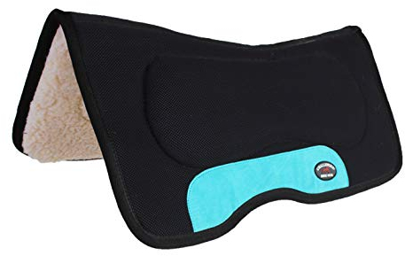 CHALLENGER Western Horse 39130BKTR Schabracke mit Anti-Rutsch-Fleece, gepolstert