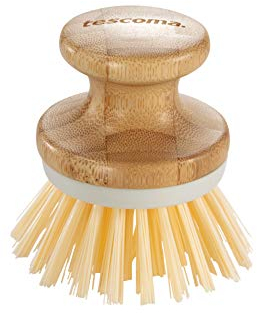 Tescoma Clean Kit Spazzola Lava Piatti, bambù Naturale, Bamboo, 8 cm