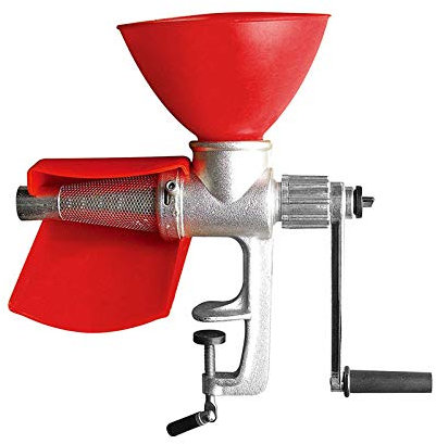 Manuell Saftpresse Handpresse aus Gusseisen für Tomaten Früchte Gemüse BRUNBESTE BB-1074