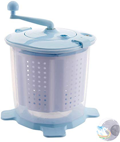 Washers Mini Lavatrice Manuale Piccola Lavatrice da Tavolo con Manico e cestello dell'Acqua Rimovibile, Lavatrice Portatile a disidratazione Rapida, per Campeggio all'aperto in Famiglia