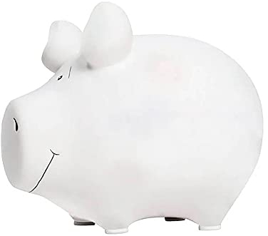 Spar-Hai als Spardose/Büchse ┼ witzige Geschenk-Idee zu Geburtstag und/oder Hochzeit (Blanko Weiss)