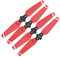Tenglang 4pcs Propeller für DJI Spark Drone 4730F Folding Props Blades Ersatzteile Ersatzzubehör CW CCW,Quick Release Wing (Rot + weißer Rand)