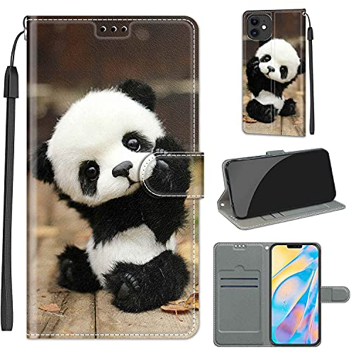 TOMYOU Hülle für Apple iPhone 12 / 12Pro, Stoßfestes Flip-Holster, Premium Leder PU Handyhülle, Flip Case Wallet mit [Magnetic Closure] für iPhone 12/12 Pro