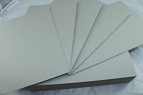 10 Stück Buchbinderpappe Graukarton Format DIN A3 (297 x 420 mm) 1,0mm starke Graupappe Sonderformate des Kartons ist auf Anfrage möglich