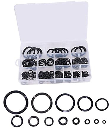 Rondelles élastiques ondulées de type à compression en acier au carbone de 320 pièces, kit d'assortiment de joints ondulés en métal