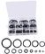 Rondelles élastiques ondulées de type à compression en acier au carbone de 320 pièces, kit d'assortiment de joints ondulés en métal