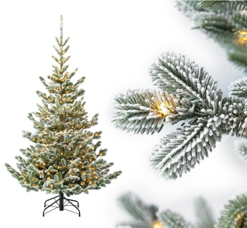 Evergreen Weihnachtsbaum 150 cm – naturgetreuer Tannenbaum, künstliche Kiefer mit Ständer – Christbaum für Weihnachten – Christmas Tree 180 cm