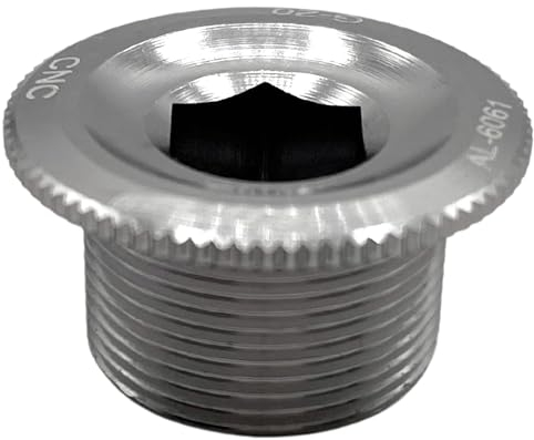 AUTOZOCO Schrauben für Kurbelwelle aus Aluminiumlegierung, Befestigungsbolzen für Kurbelwelle Grau