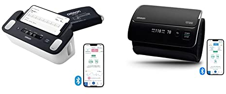 OMRON EVOLV Automatisches Blutdruckmessgerät ohne Kabel & Complete – smartes Blutdruck- und EKG-Messgerät zur Blutdruckmessung und AFib (Vorhofflimmern)-Screening zu Hause