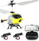 Ulifance U12S RC Helikopter mit Kamera, Hubschrauber Ferngesteuert für für Kinder ab 14 Jahren, In/Outdoor Ferngesteuertes Flugzeug mit 2 Batterien, Gelb