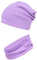 TupTam Mütze und Schal Kinder Set – Weiches Schal Mütze Set Kinder für Herbst und Winter, Farbe: Violett, Größe: 44-52