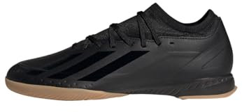 adidas Unisex X Crazyfast.3 Indoor Boots Fußballschuhe, Core Black/Core Black/Core Black, 44 2/3 EU