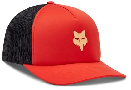 Fox Racing Womens Boundary Trucker Hat Gorro/Sombrero, Naranja atómico, Talla única para Mujer