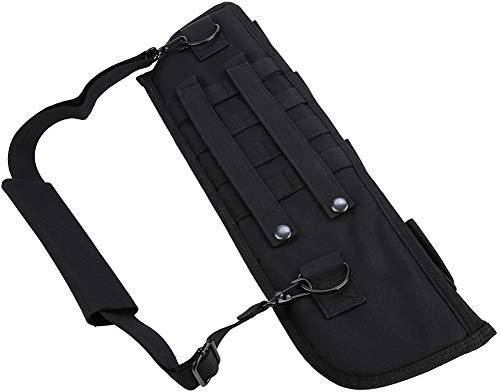 Allsmart Kurze Schrotflintenscheide, Schrotflinten-Umhängetasche, 50 X 15 X 5 Taktik-Schrotflintenscheidentasche, Molle-Schultertasche, Gepolstertes Holster