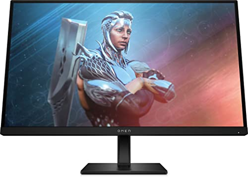 HP OMEN 27 Écran Gaming 27 165Hz 1ms FHD (1920 x 1080 Pixels, 16:9, Antireflet, Hauteur réglable, HDR, AMD Freesync Premium)