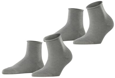 ESPRIT Damen Basic Pure 2-Pack Socken Baumwolle atmungsaktiv