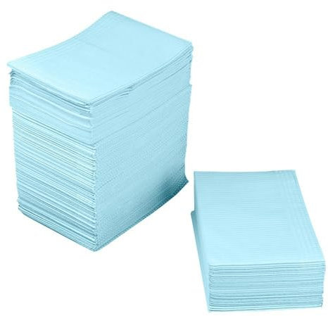 Cozy Diy Nail Pad 125pcs Disposable Art Table Towels Mat Waterproof 3-layer Paper Sheet Clean Pads for Tattooing Cover Tattoo Blue One Size
