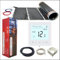 140w/m² Pre-attached Wire Heating Film and Wifi Thermostat Kits Flush Mount Boxes, Corrugated Pipe And 3metre TemperatureSensor (2m² film and wifi thermostat)