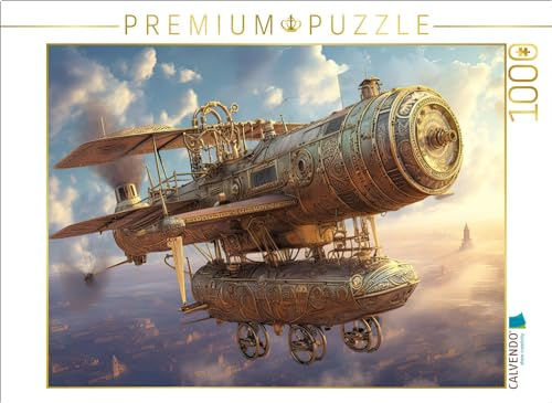 CALVENDO Puzzle Flügel-Luftschiff | 1000 Teile Lege-Größe 64 x 48 cm Foto-Puzzle für glückliche Stunden