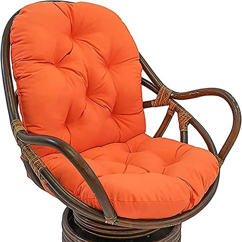 JIcloun Auflage/Polster für Schaukelstuhl 120x60 cm, Gartenstuhl Ersatzpolster Schaukelstuhl/Drehsessel, Sanft, Thick, Wasserdicht und UV-Beständig Kissen Verdickte Stuhlauflage,S