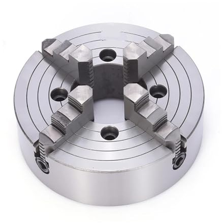 Portabrocas de Torno de Metal, Portabrocas Independiente de 250mm y 4 mordazas, Portabrocas de Desplazamiento Manual K72-250 for Torno