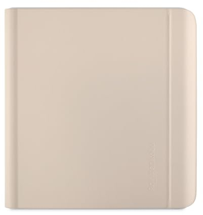 Étui Porte-Stylet pour Kobo Libra Colour | Beige Sable| Technologie de Mise en Veille/réveil | Support intégré à 2 Positions | Cuir végan | Compatible avec la liseuse Kobo Libra Colour 7”
