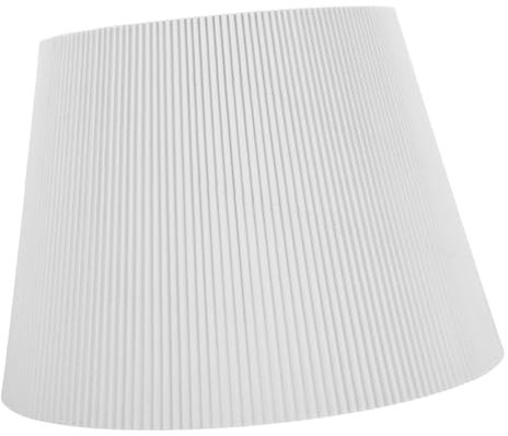 HOMSFOU Tischlampe Schatten Stoff Ersatz Schreibtisch Lampe Shades Weiche Dekorative Lampenschirme Weiß