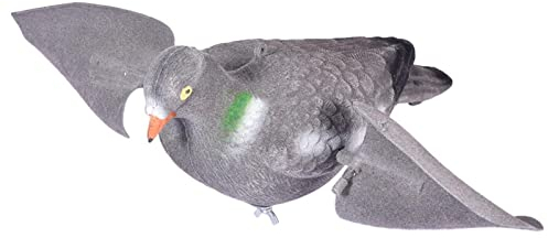 Quzente Taubenjagd Köder Windaktivierte Tauben Köder Für Den Außenbereich Taubenförmiger Köder Mit Realistischen Flügeln Für Büsche Reisfelder Abgeerntete Ackerflächen