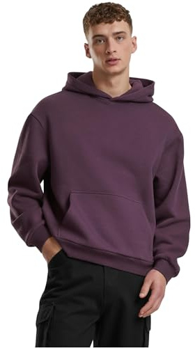 Urban Classics Fluffy Hoody plumpurple, XXL
