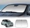 KUNGKIC Para Fiat 500 2008-2023 Abarth 595 2012-2023 Parasol Parabrisas Coche Parasol Plegable Bloqueo UV Parasol Protección (parabrisas delantero)
