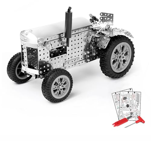 Artisanal Habitat 3D Metall Emulational Bausatz - 890 Bauteile, Hndmontiertes Metallmodell des Kraftübertragungsgestänges, inklusive Werkzeug und Anleitung (Traktoren)