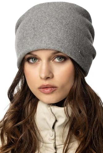 VIVISENCE Damen Beanie Mütze Winter Aus Warmem Wollgarn Klassische Herbst Wintermütze Gemütlich Mit Perfekter Passform DREI Falten Am Rücken Innenfutter Extra Komfort Modell 7085