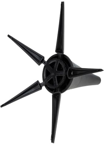 HYTROVE Klarinettenhalter Für Klarinette Und Oboe Abs Eisen Tragbarer Ständer Mit Fünfbeiniger Stütze Schützt Instrumente Vor Kratzern Und Verrutschen