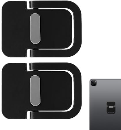 Generico Laptop Kickstand, Foldable Desk Stand, Invisible Notebook Support, Set of 2 Stands, Computer Keyboard Elevation, Portable Heightened Cooling, Adjustable Angle, 1.65x1.5 inches