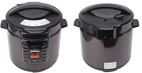TARSHYRY Pentola Smart a Pressione Intelligente Multifunzionale Slow Assiction Slow 6L per Cucina in Lega di Alluminio Cucina ABS (Spina europea)