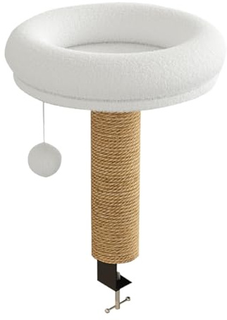 Katzen Hängematte Für Schreibtisch - Kippsicher 360° Drehbar Warm