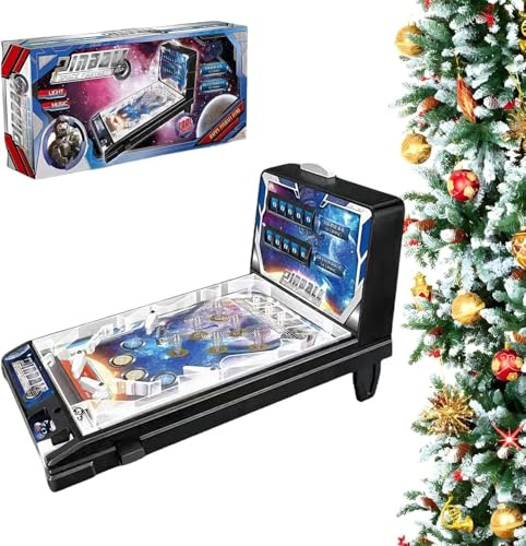 Mini Flipper Automat Elektronisch Mit Licht & Sound, Led Punkteanzeige - Gesellschaftsspiel Für Kinder Und Erwachsene