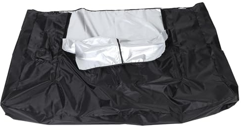 Garneck Funda para Tv de 55-58 Pulgadas para Exteriores, Resistente al Agua y Polvo, de Tela Oxford Sello Completo Inferior para Jardín y Patio